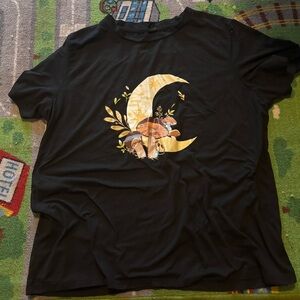 1X mushroom moon shirt